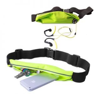 PURO Universal Sport Belt - Sportowy pasek do smartfonów max 5,7\" (limonkowy)