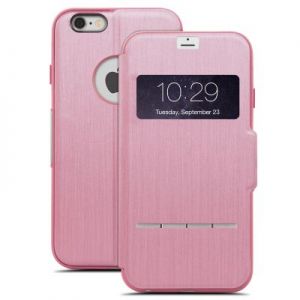 Moshi SenseCover - Etui z klapką dotykową iPhone 6 Plus/6s Plus (różowy)