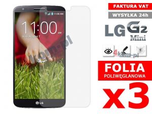 3x Folia ochronna na ekran do LG G2 Mini