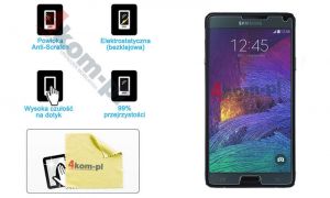 Folia ochronna na ekran do Samsung Galaxy Note 4