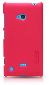 Etui Nillkin Frosted Shield Nokia Lumia 720 Czerwone - Czerwony