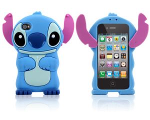 Etui silikonowe 3D Stitch iPhone 4 / 4s