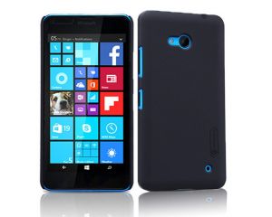 Etui Nillkin Frosted Lumia 640 Czarne - Czarny