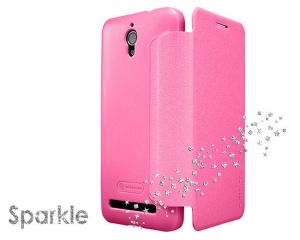 Etui Nillkin Sparkle Asus Zenfone C ZC451CG Różowe - Różowy