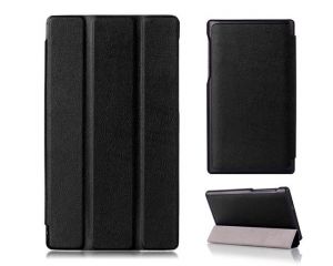 Etui skórzane PU  Book Cover Lenovo Tab 2 A7-10F - Czarny