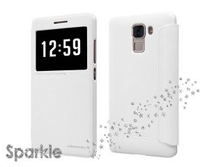 Etui Nillkin Sparkle Huawei Honor 7 Białe - Biały