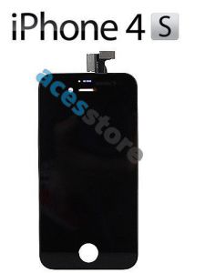 Digitizer / wyświetlacz do iPhone 4 i 4s + zestaw narzędzi - Czarny iPhone 4s