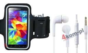 Zestaw 2w1 Etui armband opaska sportowa do biegania + Słuchawki do Nokia Lumia 1020 930 640 625 535