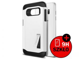 ETUI SPIGEN SLIM ARMOR SAMSUNG GALAXY S7 EDGE + SZKŁO HARTOWANE