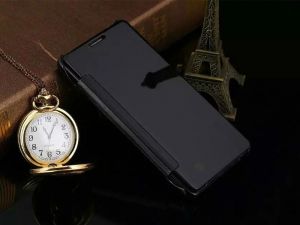 ETUI CLEAR VIEW COVER SAMSUNG GALAXY A5 2016 - Czarny