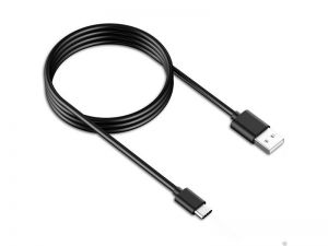 WZMACNIANY KABEL USB-C TYPE-C TYPU-C 100CM - Czarny