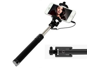 Uniwersalny uchwyt Selfie Stick do aparatów i smartfonów Monopod - Czarny