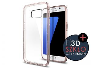 ETUI SPIGEN ULTRA HYBRID SAMSUNG GALAXY S7 - Różowy