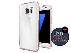 ETUI SPIGEN CRYSTAL SHELL SAMSUNG GALAXY S7 - Różowy