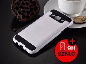 ETUI PANCERNE DO SAMSUNGA GALAXY J5 2016+ SZKŁO HARTOWANE - Biały