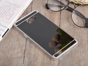 Etui lustrzane mirror gel Samsung Galaxy A5 2016 A510F Czarne - Czarny