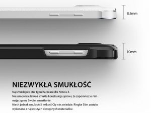 ETUI FUETAŁ RINGKE SLIM SAMSUNG GALAXY NOTE 4 - Metalowy