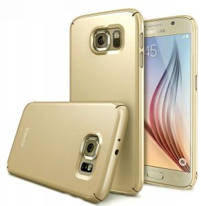 Orygianlne etui Ringke Slim Samsung Galaxy S6 Royal Gold - Royal Gold