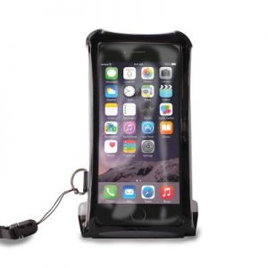 PURO Nieprzemakalne etui smartphone/phablet max. 5.7" + kieszeń na kartę (czarny)