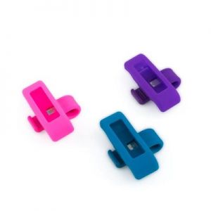 Tractive Motion Accessory Clips - Zestaw trzech klipsów do monitora aktywności dla zwierząt (niebies