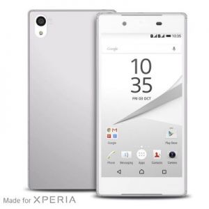 PURO Ultra Slim "0.3" Cover - Zestaw etui + folia na ekran Sony Xperia Z5 (półprzezroczy
