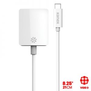 Kanex przejściówka z USB-C na VGA Full HD (21cm)